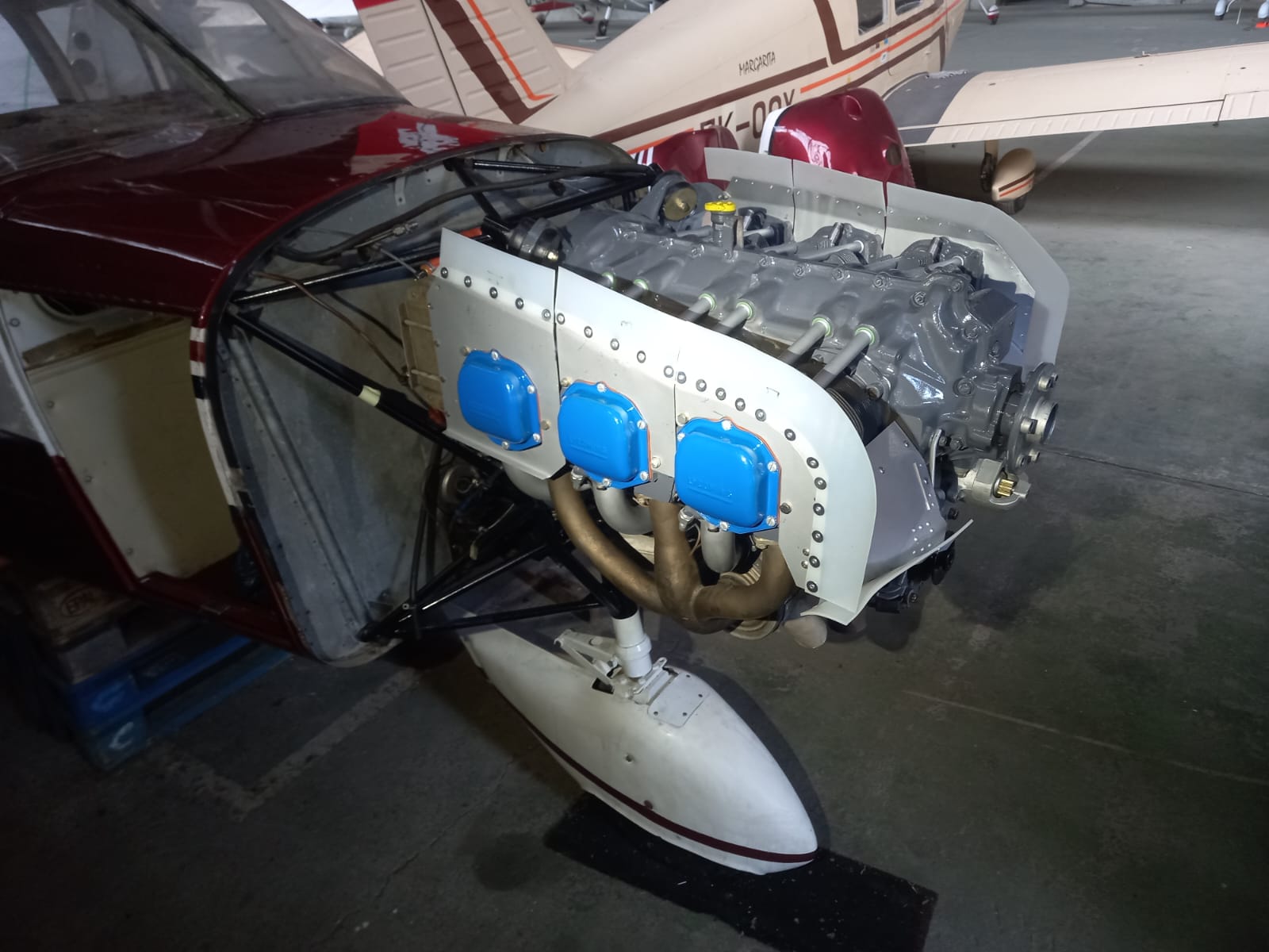 Lycoming O-540 po generální opravě, letoun Piper PA-32, 2025 – pohled 1