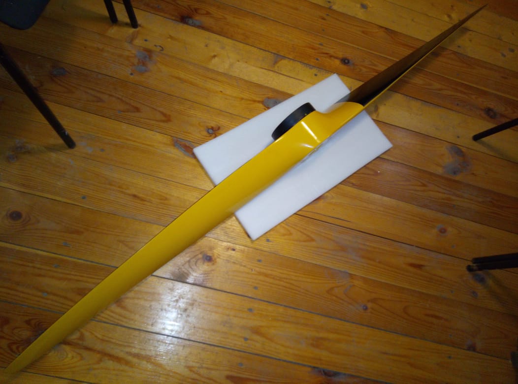 První opravená námi vrtule Sensenich (Experimental), 2015 – pohled 2
